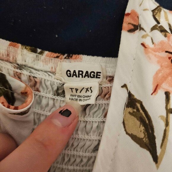 XS GARAGE FLORAL SPRING DRESS - Picture 3 of 3